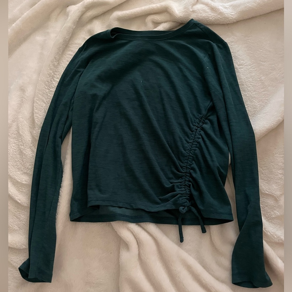 Green athletic top